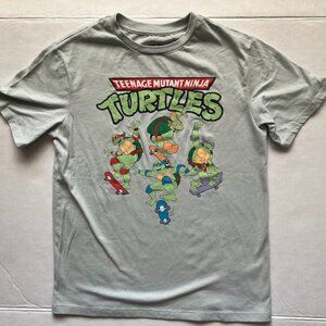 Teenage Mutant Ninja Turtles Boys' Graphic T-Shirt - Gray - Size XL